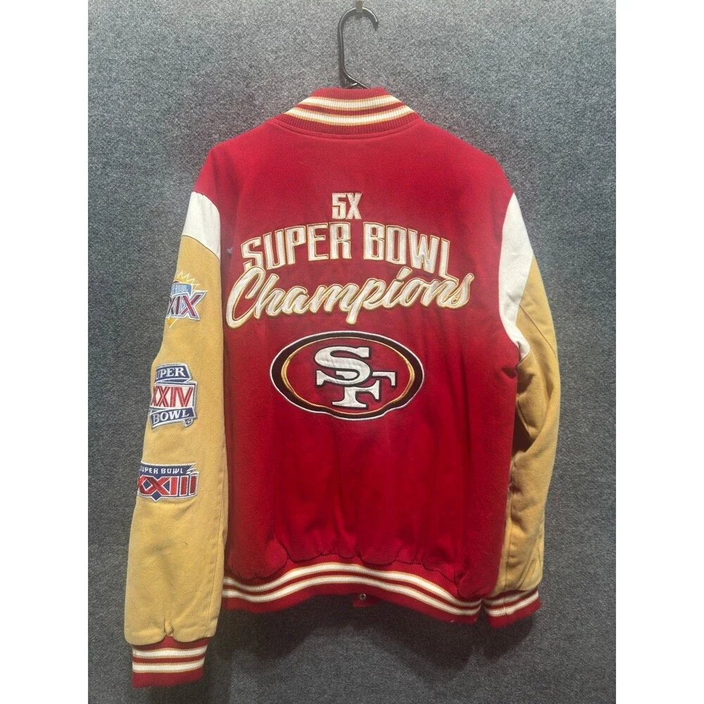 New G-III San Francisco 49ers Large 5X Super Bowl Champions Jacket